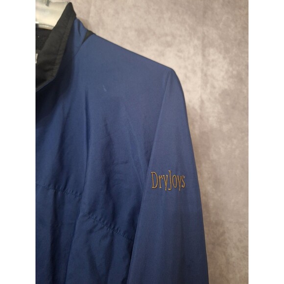 Footjoy Dryjoys Performance Light Jacket Men's Medium Blue Outdoor Moisture Wick - Picture 11 of 16